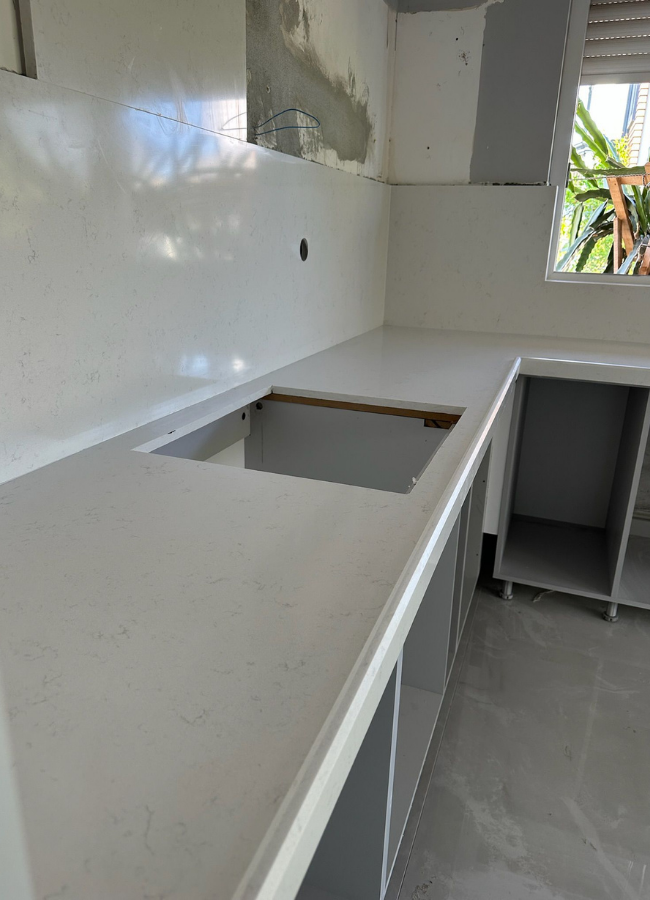 Çimstone ve kuvars detay görünümü