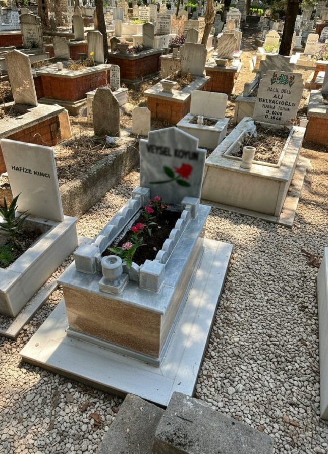 Antalya mezar modelleri detay görünümü
